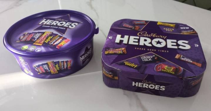 Shoppers hail 'elite swap' as Cadbury adds 'iconic' chocolate to new Heroes tubs