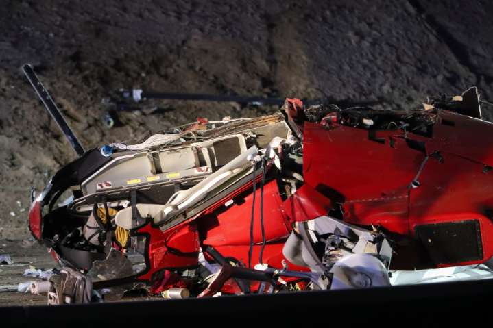 California fire captain enlists motorists to lift downed chopper after hearing trapped medic groan