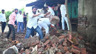 Shinde-led Shiv Sena party workers reach Dharashiv to aid flood