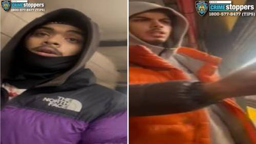 Police searching for suspects after man slashed, another pushed onto subway tracks in Midtown Manhattan, NYC