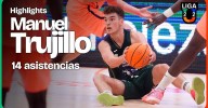 Las 14 asistencias de Manu Trujillo ante el Barcelona