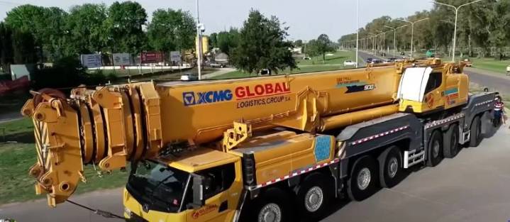 Llegó la grúa para dar inicio a las mayores obras del Viaducto