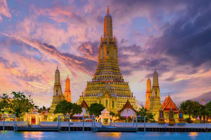 Visita el bello lugar del Templo Arun en Bangkok