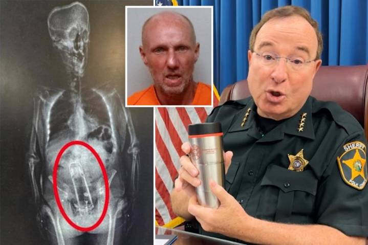 Florida police discover large thermos shoved up repeat offender's butt during his 26th arrest