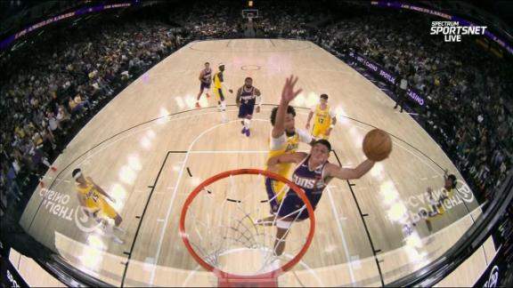 Lakers lose their preseason opener 103-81 to Suns with LeBron James...