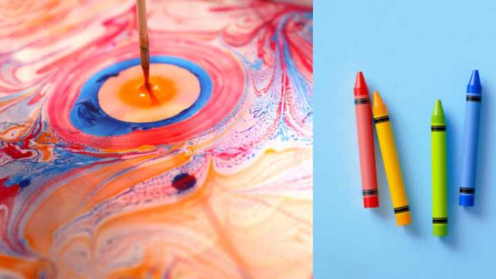 Si tiene crayones viejos o por pedazos no los bote: son un tesoro con esta idea de reciclaje en casa