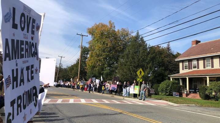 'No Kings' protests draw hundreds in mid