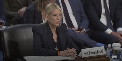 Pam Bondi, Cheat-Sheet Edgelord Of Evasion & Evil