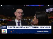 NBA Commissioner Adam Silver: Basketball's popularity in China has continued 'unabated'