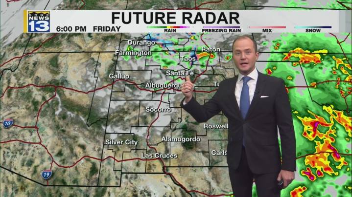 Storm moving out, rain continues in parts of New Mexico