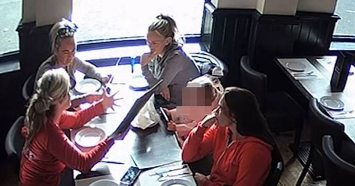 Four women and kids devour £300 worth of steaks and cocktails then walk out without paying