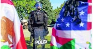 Authorities detain protesters