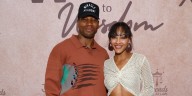 Meagan Good Supports Husband Jonathan Majors at Black Men’s Mental Health Dinner in LA | Jonathan Majors, Meagan Good 
