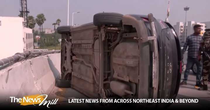 Bihar: Car overturns at Patna airport terminal building, no casualties