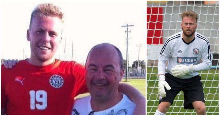 The goalkeeper turning hand to fashion in bid to boost mental health support after dad's tragic passing