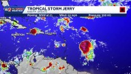 Tropical Storm Jerry forecast to strengthen into hurricane