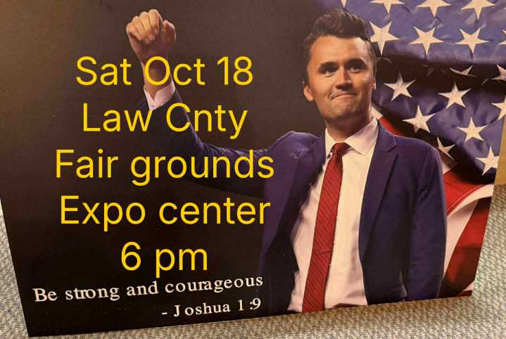 Community to host vigil honoring Charlie Kirk on Saturday at Lawrence County Fairgrounds