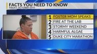 Albuquerque foster mother, Fire impacts young athletes, Stormy weekend, Harmful algae in New Mexico, Duke City Marathon