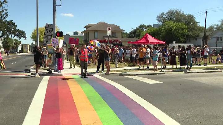 Rainbow crosswalk removal set for Monday in Montrose