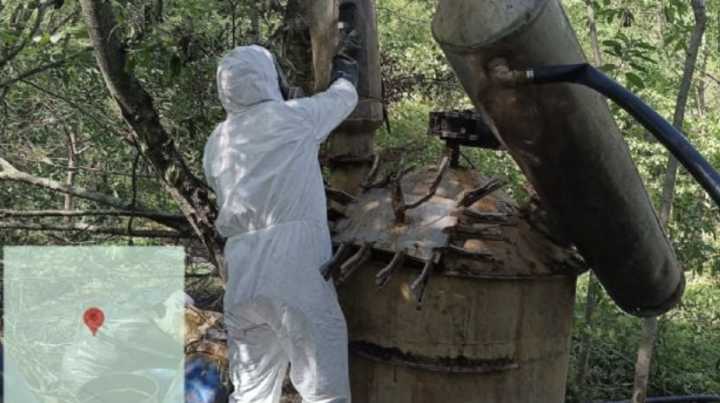 Desmantelan tercer narcolaboratorio en territorio de Los Mayos en Durango