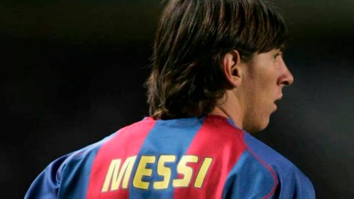 Messi recordó su debut en el Barcelona