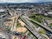 Así fue la implosión EN VIVO de los puentes de la Avenida Américas con Calle 13 en Bogotá: video