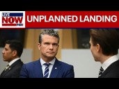 Sec. Hegseth's plane makes unplanned landing in UK