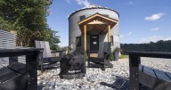Silo overlooking the James River provides unique stay