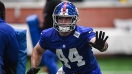Giants’ Cam Skattebo gets ‘beast’ label from Kayvon Thibodeaux