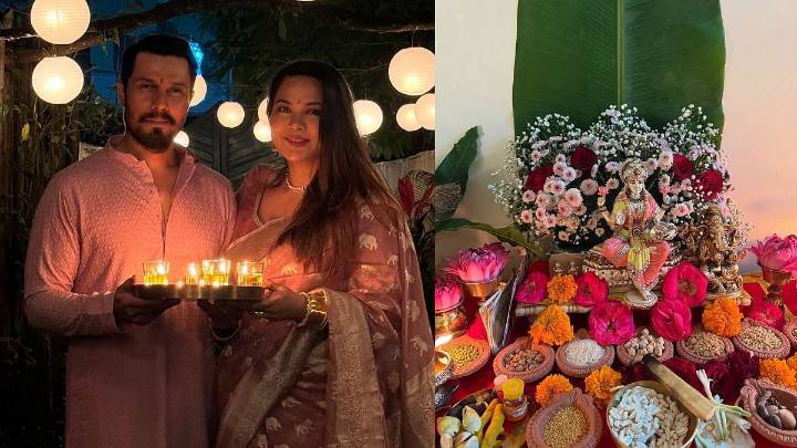 Randeep Hooda-Lin Laishram's Cozy Diwali Party; Couple Colour-Coordinated & Celebrated With Good Food, Great Company
