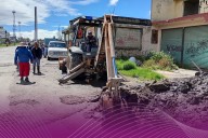 Atienden en Toluca taponamiento de drenaje en Guadalupe Totoltepec
