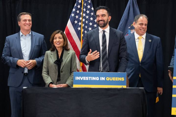 Hochul says she and Mamdani are aligned on universal childcare, but at odds over funding
