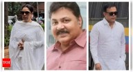 Satish Shah's demise: Rupali Ganguly gets emotional; Sumeet Raghavan, Deven Bhojani and others arrive at the last rites