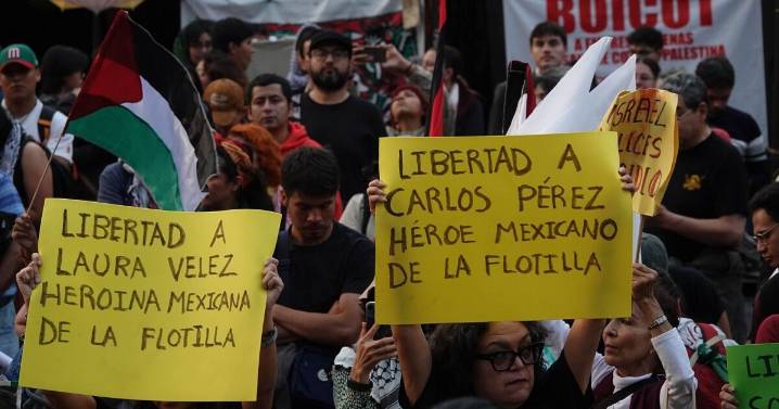 Tres mexicanos detenidos en flotilla rumbo a Gaza: México confirma y exige su repatriación