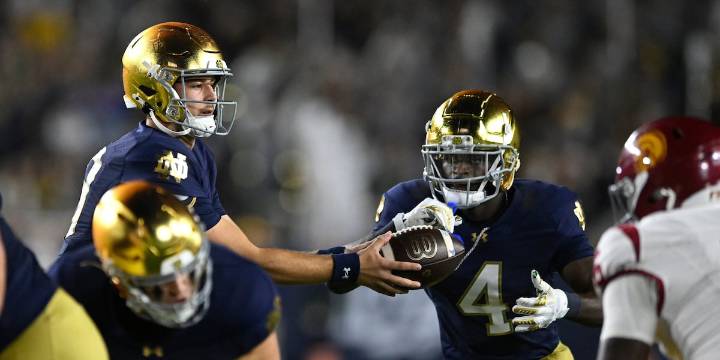 No. 13 Notre Dame defeats No. 20 USC 34