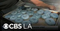 Dodgers spirit at Western Bagel
