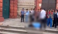 ¡Tragedia en Ayacucho! Un muerto y varios heridos deja caída de cornisa de iglesia