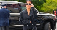 Fans Call Kourtney Kardashian's Bangs 'Such a Vibe' as Star Models Goth Look