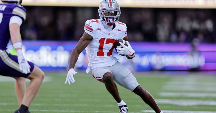 Top-ranked Ohio State's Carnell Tate enjoying breakout season