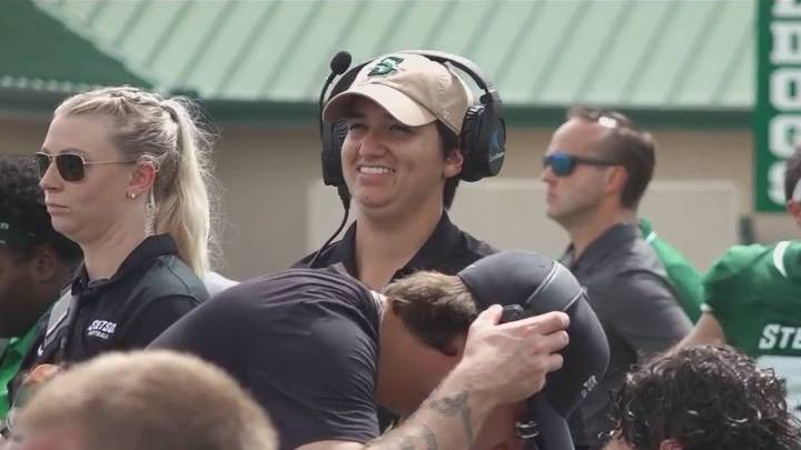 Sophia Lewin becomes first female position coach in Stetson football history