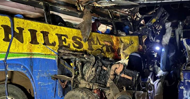 At least 63 killed in major bus crash as two collide head