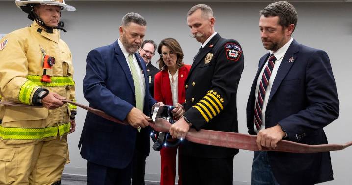 Photo gallery: ‘Hose-cutting’ ceremony opens Firefighter Cancer Center