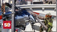Helicóptero cae en zona turística de Huntington Beach y deja cinco heridos