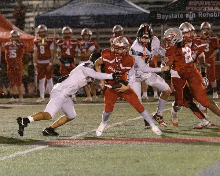 East Longmeadow football storms past Westfield with late score, 27