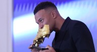 Mbappé Bota de Oro: francés recibió trofeo por ser máximo goleador en Europa con Real Madrid