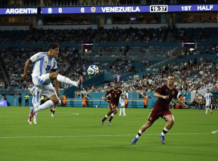 La Selección argentina se impuso 1