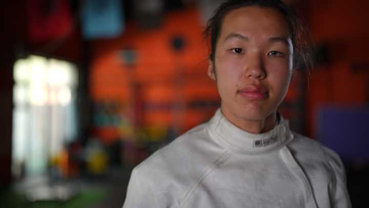 Mongolian fencer defies the odds to chase Olympic dream