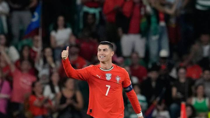 Cristiano Ronaldo's son makes his debut with Portugal's under