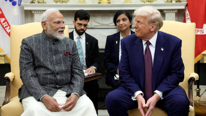 Trump praises PM Modi as ‘tough’ leader, repeats claims on India