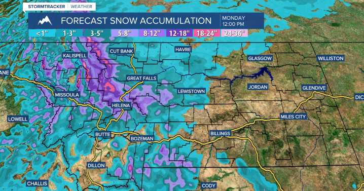 Falling temperatures and scattered rain/snow this weekend